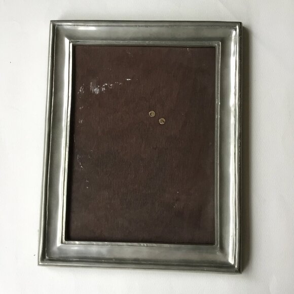 De Campos De Quevedo Portugal Pewter Wooden Photo Picture Art Frame - Picture 1 of 13